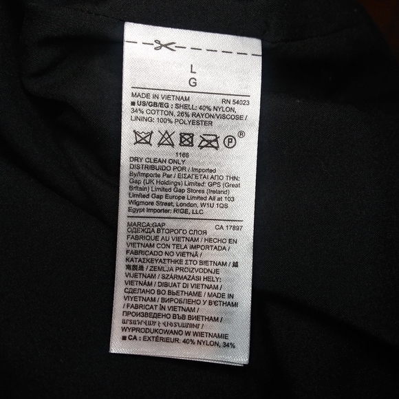 GAP Black Floral Lace Special Occasion Maternity Dress - Picture 11 of 13